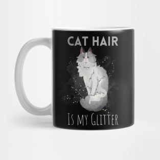 Cat hair is my Glitter - Turkish Angora Mug